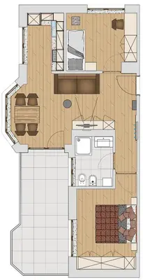 a floor plan of a house with at CityPointApartments- Theatre in Merano