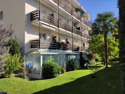 an external view of a building with a balcony at Apartment Hagen in Merano