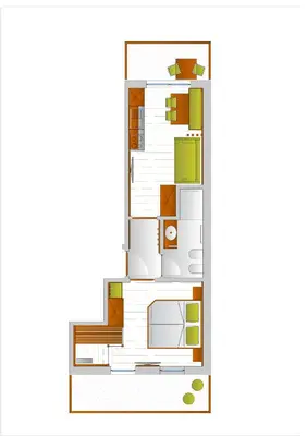 a drawing of a floor plan of a house at Oberkantiolhof in Villnoss