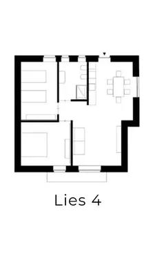 a floor plan of a house with lines at Casa Lies - Apartments in Nova Ponente
