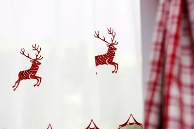 a painting of a reindeer on a wall at Residence Angelica in Selva di Val Gardena