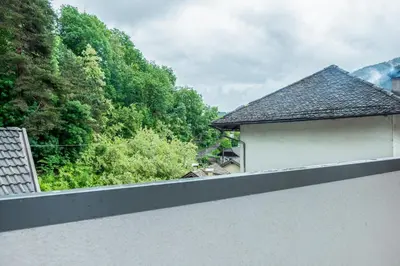 a view from the roof of a house at Apart Dolomites in Castello di Fiemme
