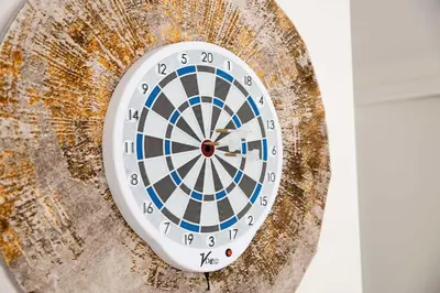 a dart board hanging on a wall at Italyescapes Maia in Merano
