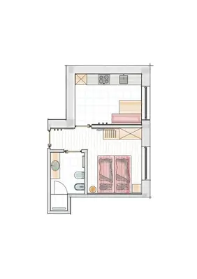 a drawing of a house at Neuhuberhof in Vols am Schlern