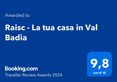 a screenshot of the raissa latina casa in va at Raisc - La tua casa in Val Badia in La Villa